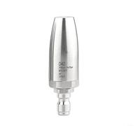 Emiif Stainless Steel Pressure Washer Turbo Nozzle 360° Rotating Spray Tip 1/4 Quick Connect 3625PSI(040)