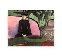 Émil Bernard Famous Canvas Prints. (Pink Couch) Prints On Canvas. Famous Painting Reproduction. Canvas Wall Art Pictures for Home Decor 40x52cm(15.7x20.5in) Frameless