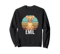 EMIL - Cute Boy Name with cute Lion Sweatshirt