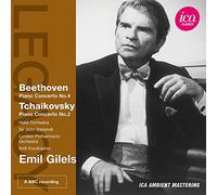 EMIL GILELS; HALLE ORCHESTRA; JOHN BARBIROLLI - BEETHOVEN: PIANO CONCERTO NO. 4 - TCHAIKOVSKY: PIANO CONCERTO NO. 2
