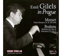 Emil Gilels In Prague - Mozart / Brahms (CD) New and Sealed