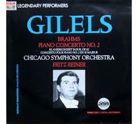 Emil Gilels - Legendary Performers: Emil Gilels - Brahms: Klavierkonzert Nr. 2 B-dur op. 82 [Vinyl LP] [Schallplatte]