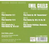 EMIL GILELS PLAYS BEETHOVEN NEW CD