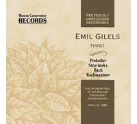 Emil Gilels - Prokofiev, Stravinsky, Bach, Rachmaninov - Emil Gilels, piano