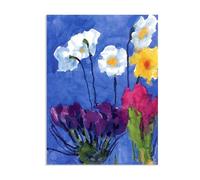 Emil Nolde Floral Print Wall Art Impressionist Abstract Floral Canvas Decor