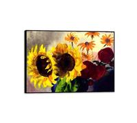 Emil Nolde Floral Print Wall Art Impressionist Abstract Floral Canvas Decor
