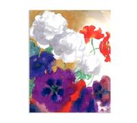 Emil Nolde Floral Print Wall Art Impressionist Abstract Floral Canvas Decor