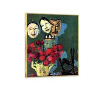 Emil Nolde Floral Print Wall Art Impressionist Abstract Floral Canvas Decor