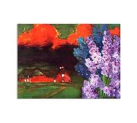 Emil Nolde Floral Print Wall Art Impressionist Abstract Floral Canvas Decor
