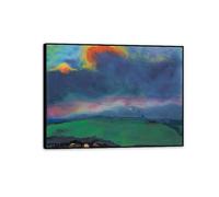Emil Nolde Landscape Canvas Wall Art Living Room Bedroom office Wall Decor