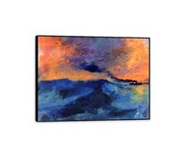 Emil Nolde Landscape Canvas Wall Art Living Room Bedroom office Wall Decor