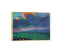 Emil Nolde Landscape Canvas Wall Art Reproduction Seascape Artwork Decor