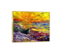 Emil Nolde Landscape Canvas Wall Art Reproduction Seascape Artwork Decor