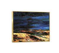 Emil Nolde Landscape Canvas Wall Art Reproduction Seascape Artwork Decor