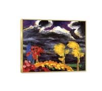 Emil Nolde Landscape Canvas Wall Art Reproduction Seascape Artwork Decor