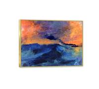 Emil Nolde Landscape Canvas Wall Art Reproduction Seascape Artwork Decor