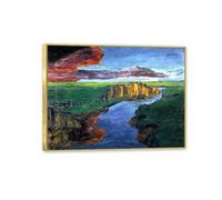 Emil Nolde Landscape Canvas Wall Art Reproduction Seascape Artwork Decor