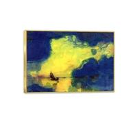 Emil Nolde Landscape Canvas Wall Art Reproduction Seascape Artwork Decor