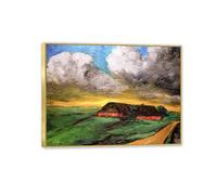 Emil Nolde Landscape Canvas Wall Art Reproduction Seascape Artwork Decor