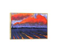 Emil Nolde Landscape Canvas Wall Art Reproduction Seascape Artwork Decor