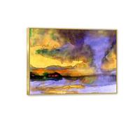 Emil Nolde Landscape Canvas Wall Art Reproduction Seascape Artwork Decor