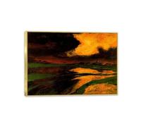 Emil Nolde Landscape Canvas Wall Art Reproduction Seascape Artwork Decor