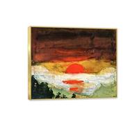 Emil Nolde Landscape Canvas Wall Art Reproduction Seascape Artwork Decor