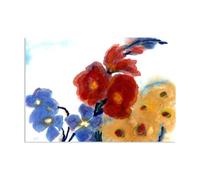 Emil Nolde Print on Canvas Poster Abstract Famous Floral Artwork Wall Decor