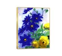 Emil Nolde Print on Canvas Poster Abstract Famous Floral Artwork Wall Decor