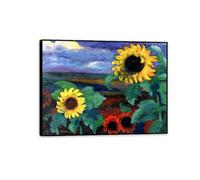 Emil Nolde Print on Canvas Poster Abstract Famous Floral Artwork Wall Decor