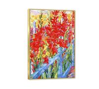Emil Nolde Print on Canvas Poster Abstract Famous Floral Artwork Wall Decor