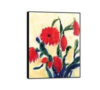 Emil Nolde Print on Canvas Poster Abstract Famous Floral Artwork Wall Decor