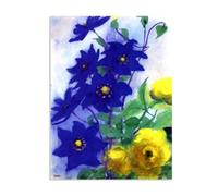 Emil Nolde Print on Canvas Poster Abstract Famous Floral Artwork Wall Decor