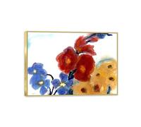 Emil Nolde Print on Canvas Poster Abstract Famous Floral Artwork Wall Decor
