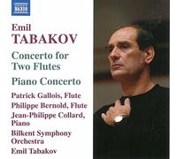 Emil Tabakov - Tabakov - Concerto for Two Flutes; Piano Concerto [CD]