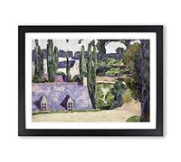 Emile Bernard Landscape at Pont Aven Classic Painting Framed Print | A2 Black Framed Wall Art | Ready to Hang | Classic Historical Picture | Living Room Bedroom Lounge Office