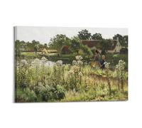 Emile Claus Famous Painting The River Lys at Astene Poster Canvas Wall Art Decorative Bedroom Modern Home Print Picture Artworkss 16x24inch