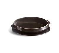 Emile Henry 33 x 28 x 5.2 cm Tarte Tatin Set, Charcoal