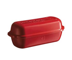 Emile Henry 345503 Italian Bread Baker, Burgundy, Ceramic