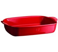 Emile Henry 349654 France Ovenware Ultime Rectangular Baking Dish, 16.5 x 10.6, Burgundy
