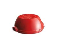 Emile Henry Bread Cloche, Burgundy, 33.5 x 28.5 x 16.5 cm