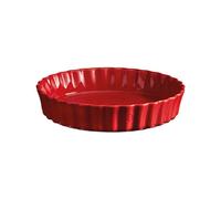 Emile Henry Burgundy 24cm Deep Tart Dish