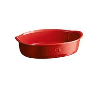 Emile Henry Burgundy 27 x 17.5cm Ultime Small Oval Baking Dish
