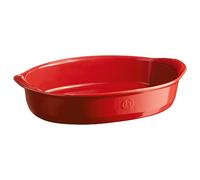 Emile Henry eh119054 Large Oval Baking Dish, Ceramic, 41 x 26 x 9 cm, Ceramic, Grand Cru, 41,5 x 26,5 x 9 cm
