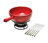 Emile Henry Burgundy Fondue Set