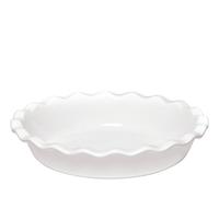 Emile Henry Ceramic Pie Dish 26cm in Flour White