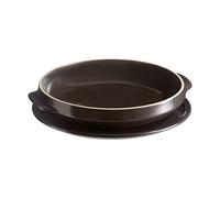 Emile Henry Charcoal 33cm Tarte Tatin Set