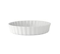 Emile Henry Deep Flan Dish, Ceramic, Flour, 28x28x5.5 cm
