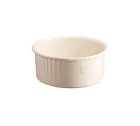 Emile Henry EH026880 21 cm Ceramic Soufflé Mould - 23 x 21.5 x 10 cm, Ceramic, Slate, 23 x 21,5 x 10 cm
