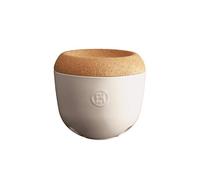 Emile Henry EH348763 Garlic Jar, Ceramic, 14.6 x 14.6 x 13.4 cm, Ceramic, Slate, 14,6 x 14,6 x 13,4 cm